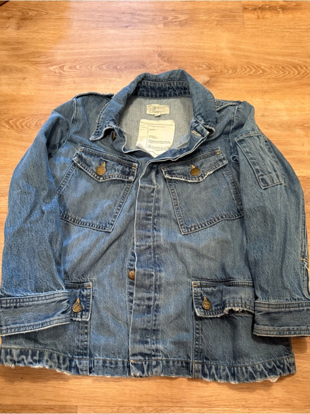 Current Elliott Blue Denim Jacket EUC size 1